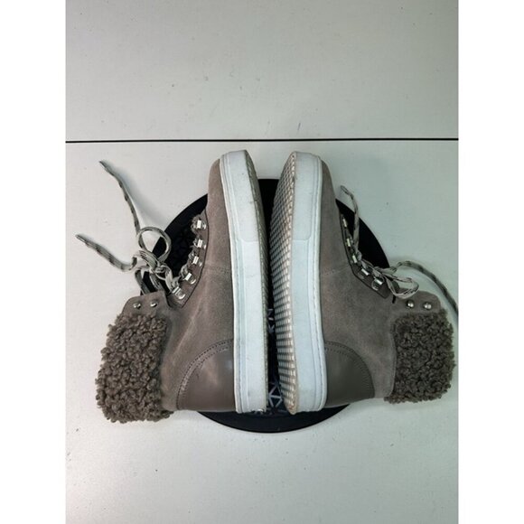 Sam Edelman Women’s Size 8.5M Luther Faux Shearling Boot Taupe - Picture 6 of 10